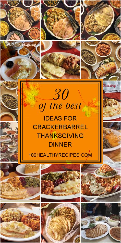 30 Of the Best Ideas for Crackerbarrel Thanksgiving Dinner – Best Diet ...