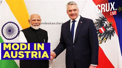 Indian PM Modi Addresses Press Conference After Talks With Austrian