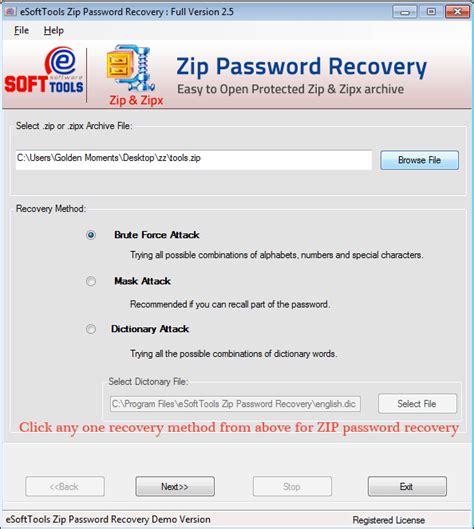 Zip Password Recovery Software Unlock Recover Zip Password