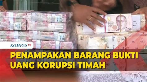 Penampakan Barang Bukti Segepok Uang Tas Mewah Kasus Dugaan Korupsi