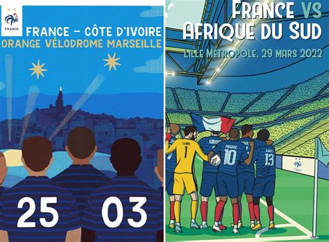 Football Affiche Maison Transversale X FFF Pour Annoncer Les Deux