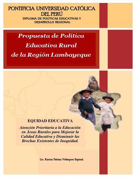 Propuesta De Política Educativa Pdf Educación Primaria Educación Secundaria