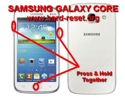 How To Easily Master Format SAMSUNG GALAXY CORE GT I8260 GT I8262