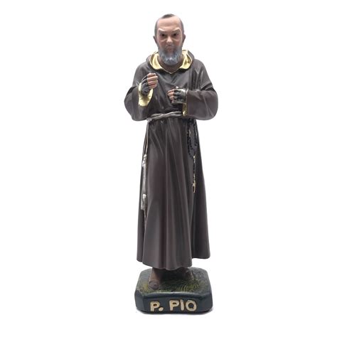 Imagem S O Padre Pio Elegance Resina Cm