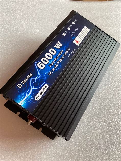 อินเวอร์เตอร์แปลงไฟ 6000w 24v คลื่นเพียวไซน์แท้ Thodainverter Thaipick