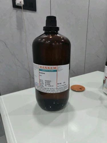 Rankem Acetone Solvent Lr Lab Reagent At Rs Litre In Surat