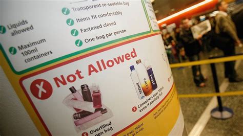 Airport Security D Baggage Scanners Could End Liquid Restrictions