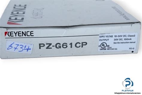 KEYENCE PZ G61CP PHOTOELECTRIC RETRO REFLECTIVE SENSOR Platinum