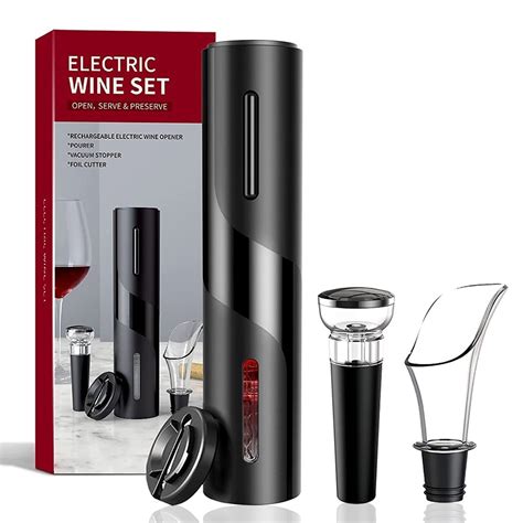 Electric Wine Opener Set Knead This LTD