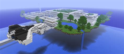 Minecraft: Floating Island by HybridAir on DeviantArt