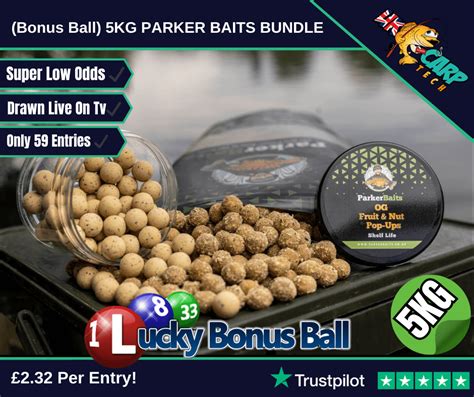 Lottery Bonus Ball Kg Parker Baits Bundle Low Odds Uk Carp Tech