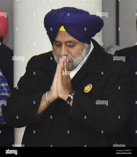 AMRITSAR INDIA DECEMBER 21 Shiromani Akali Dal SAD President