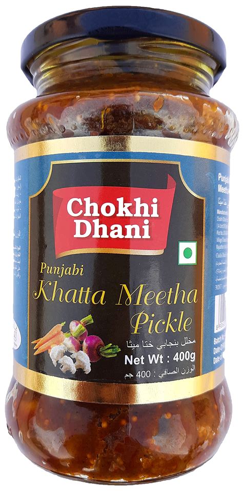 Buy Chokhi Dhani Khata Meetha Pickle Size Gms Gms Online At