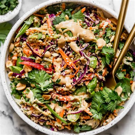 Thai Peanut Quinoa Salad Meatless Monday