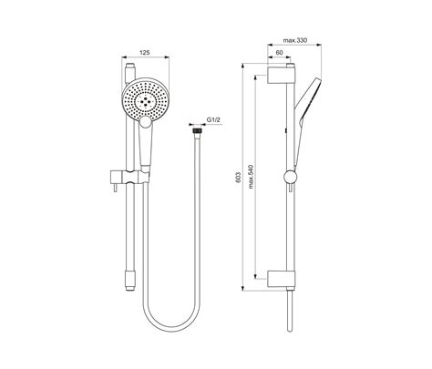 Idealrain Evo Jet Brausekombination Mm Mit Funktionshandbrause