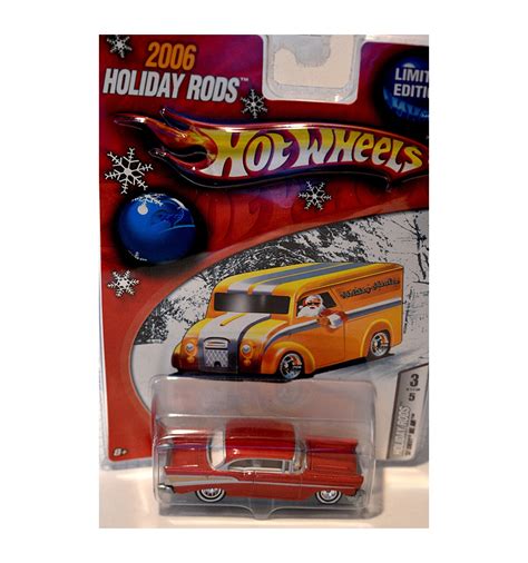 Hot Wheels 2006 Holiday Rods 1957 Chevrolet Bel Air Hardtop Global Diecast Direct