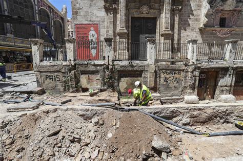 As Avanzan Las Obras De La Plaza De Brujas Levante Emv