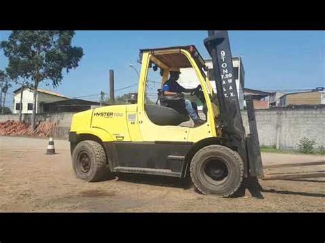 APRENDA A OPERAR EMPILHADEIRA 9 TON HYSTER 190 FORTE YouTube