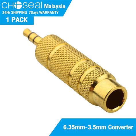 Choseal Mm To Mm Jack Gold Plated Mm Male To Mm Female