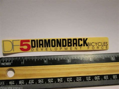 475 Diamondback Redwhite Bmx Road Mtb Mountain Bike Frame Sticker