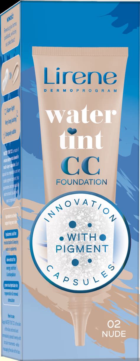 Lirene Water Tint Cc Podk Ad Super Lekki Nr Nude Ml Drogeria Rossmann Pl