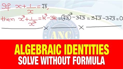 Algebraic Identities Working Model Maths Working Model Math Project Model Math Tlm Anil