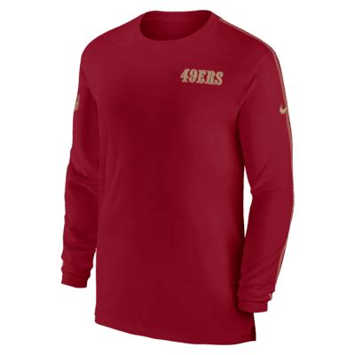 San Francisco 49ers Sideline Coach Men S Nike Dri FIT NFL Long Sleeve