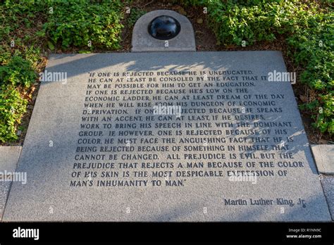 Quotation from Martin Luther King jr on Martin Luther King Promenade, San Diego, California ...