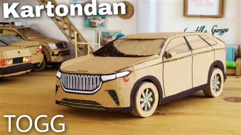 Kartondan araba yapımı TOGG yerli otomobil how to make car from