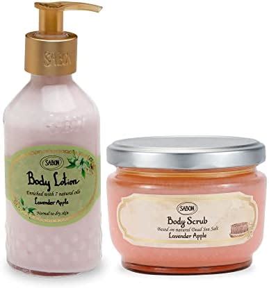 Amazon Sabon Lavender Apple Duo Exfoliating Dead Sea Salt Body