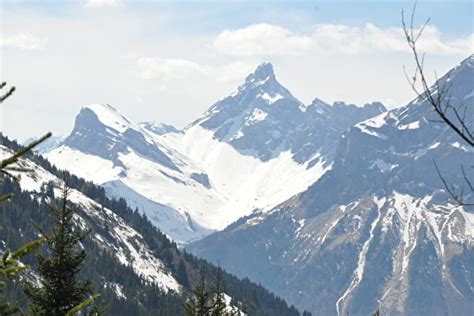 Panorama sur la Pointe Percée Savoie Mont Blanc Savoie et Haute