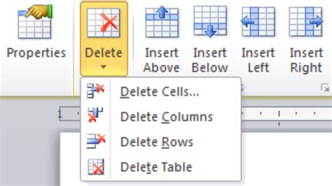 How To Delete A Table And Table Borders In Microsoft Word YouTube