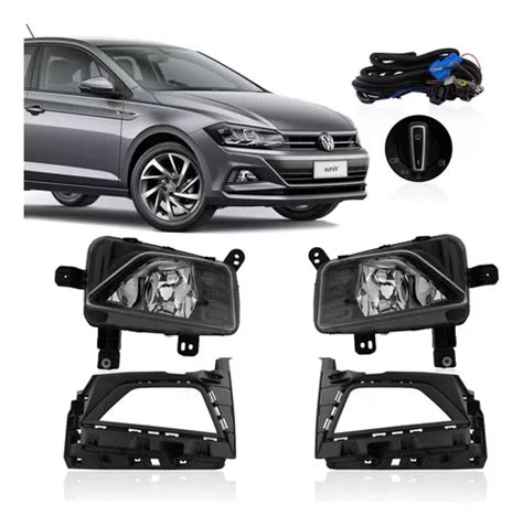 Kit Farol De Neblina Novo Polo Virtus 2018 19 C Drl Bt Orig