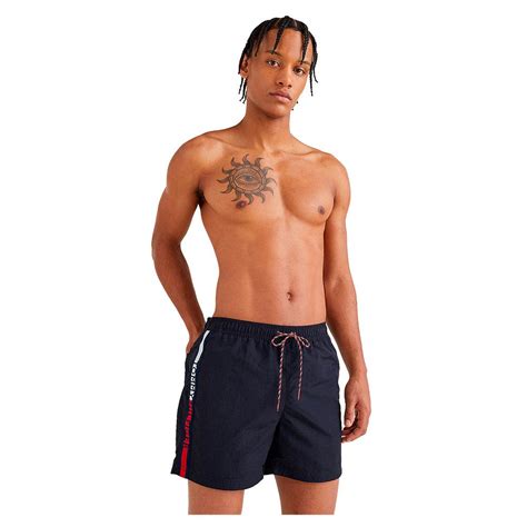 Tommy Hilfiger Sf Medium Drawstring Um0um02508 Swimming Shorts Blue