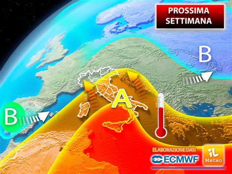 Meteo Prossima Settimana da Mercoledì 27 avanza l Alta Pressione ma