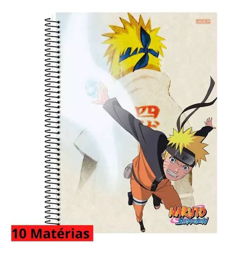 Caderno Naruto Aldeia Da Folha Escolar Folhas Mat Ria Mercadolivre