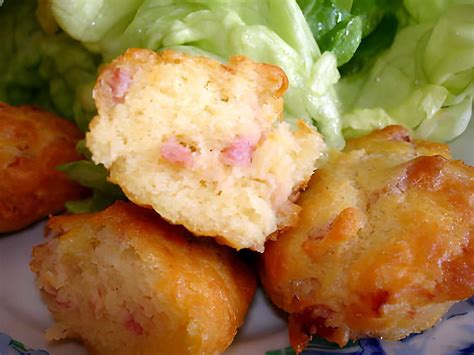 Recette de Madeleines aux lardons et gruyère