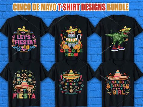 Cinco De Mayo T Shirt Design Bundle Cinco De Mayo Shirt