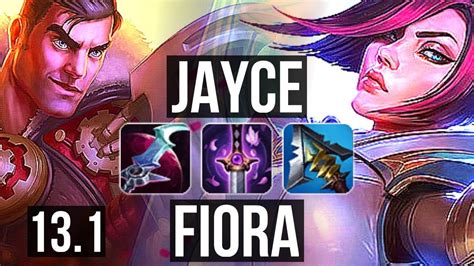 Jayce Vs Fiora Top Rank Jayce Legendary Rank Kr Challenger