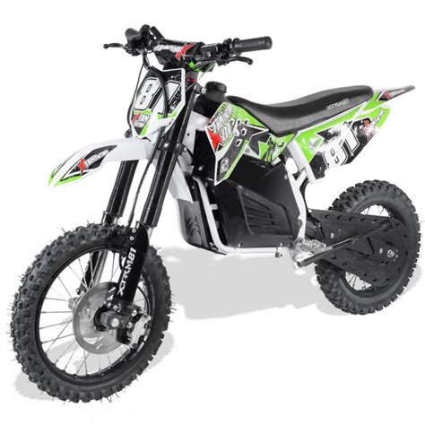 Moto cross enfant électrique 1200W Lithium vert LesTendances fr