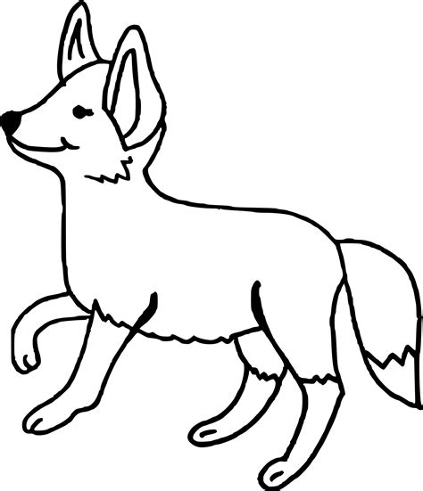 Coloriage Renard Imprimer