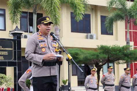 Kapolres Magetan Pimpin Upacara Korps Raport Kenaikan Pangkat Polri