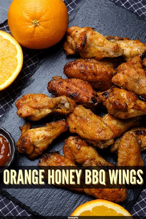 Orange Honey BBQ Wings