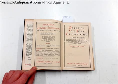Obras De San Juan Crisostomo Tratados Asceticos Von Cris Stomo San