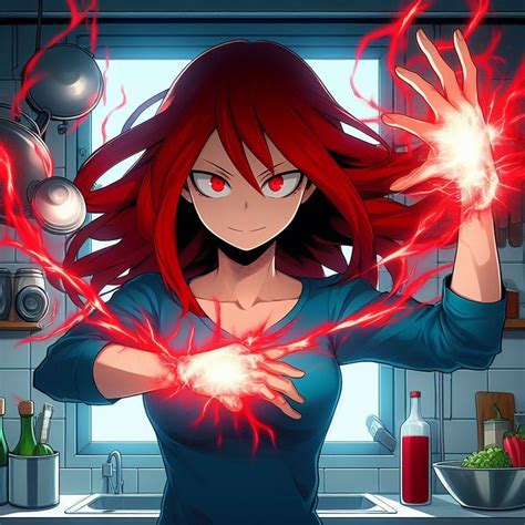 Captura De Pantalla De Boku No Hero Academia Una Mujer De Pelirroja Y