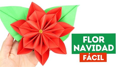 Cómo hacer flores de papel para navidad Fácil y paso a paso YouTube