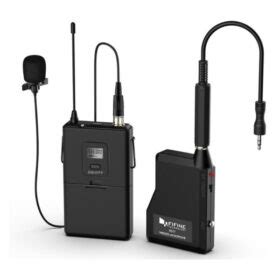 Wireless Lavalier Lapel Microphone System Geniwo