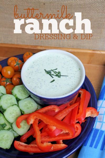 Buttermilk Ranch Dressing And Dip Frugal Living Nw