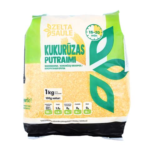 Kasza Kukurydziana Zelta Saule 1kg Foodex24 Pl