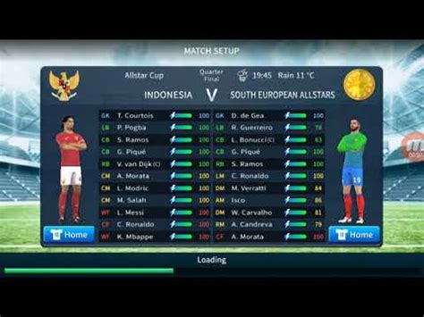 Indonesia Vs South European Allstars Dream League Soccer 2019